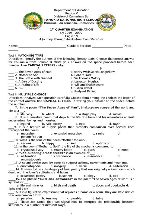 grade 7 science lessons 1st quarter|Science: Quarter 1 .
